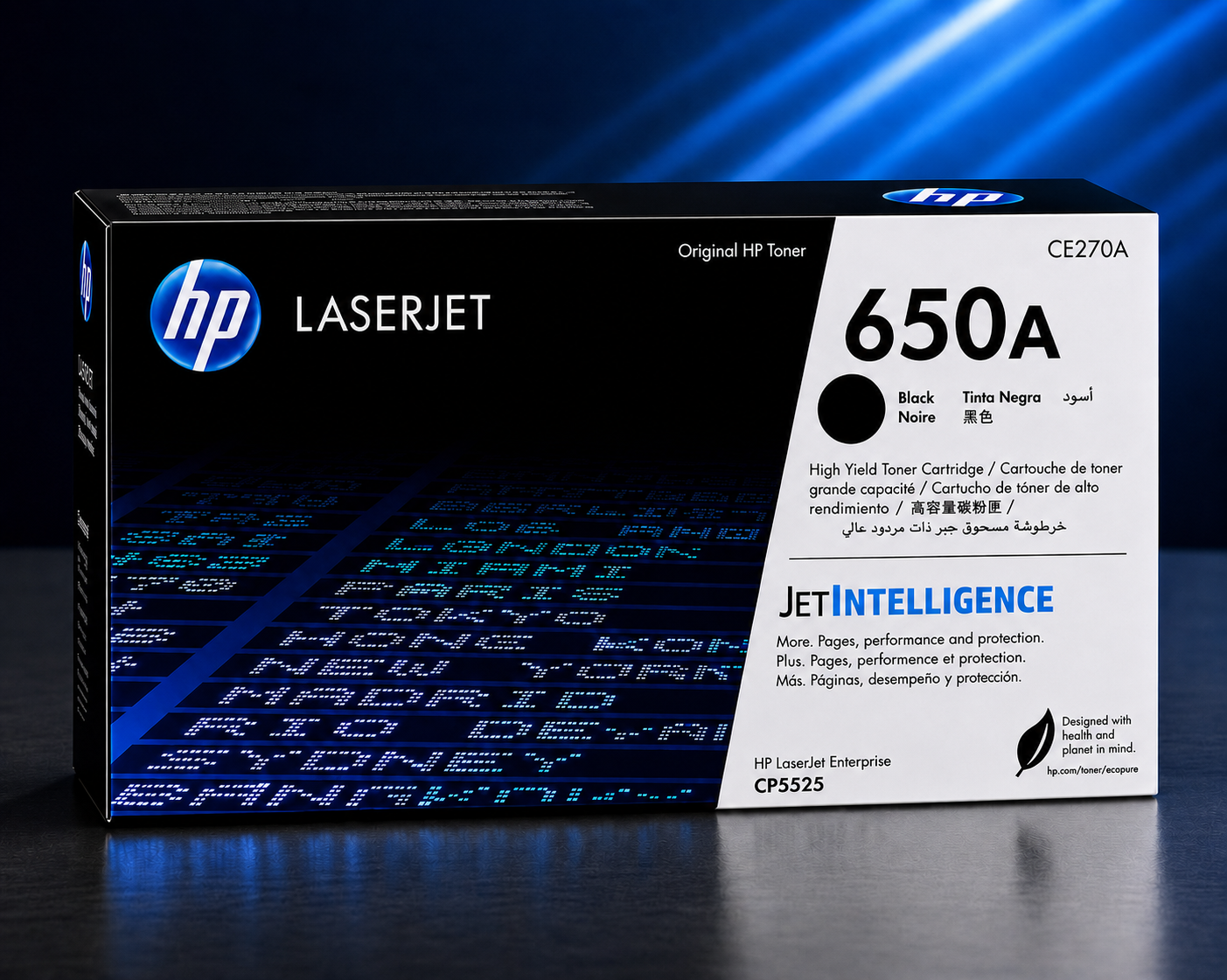 Tóner HP 650A Negro, CE270A, 13.500 Páginas