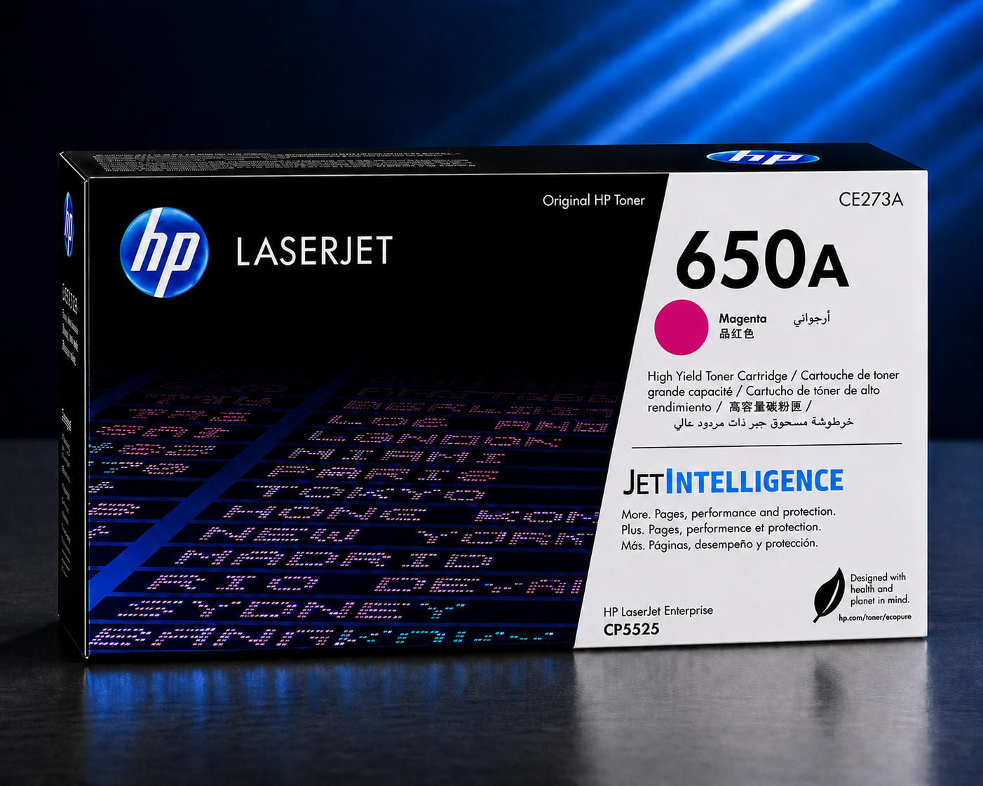 Tóner HP 650A CE273A Magenta, 15.000 Páginas