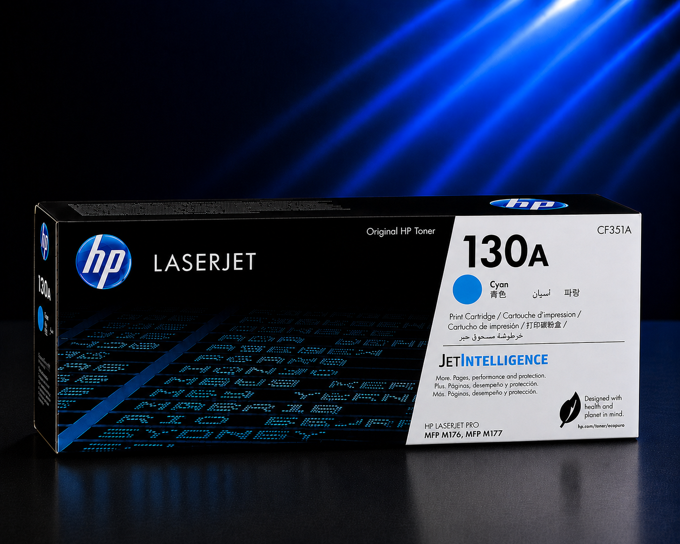 Tóner HP 130A Cian,CF351A, 1.000 Páginas