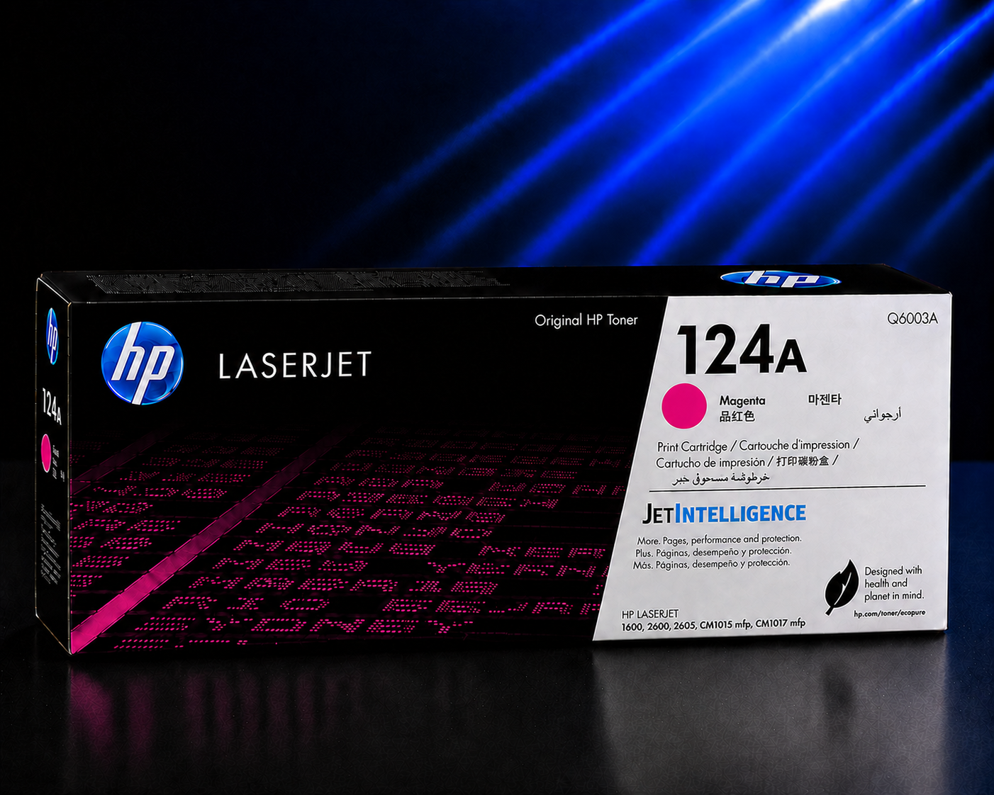 Tóner HP 124A Magenta, Q6003A,  2.000 Páginas