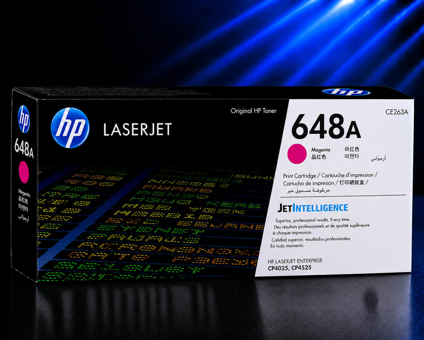 Tóner HP 648A Magenta,CE263A, 11.000 Páginas
