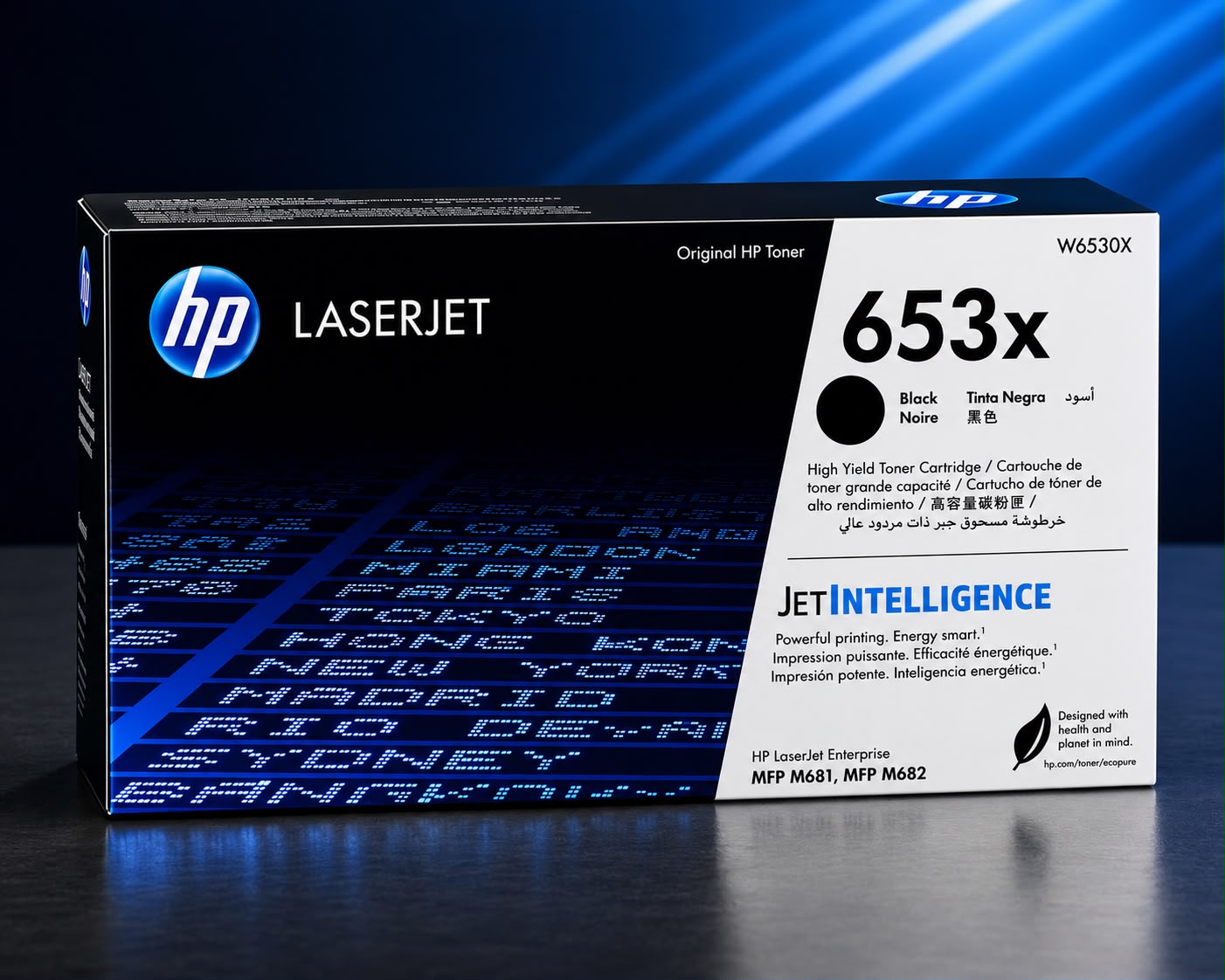 Tóner HP 653X Alto Rendimiento Negro,CF320X,  21.000 Páginas