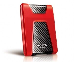 Disco Duro Externo Adata DashDrive Durable HD650 2.5'', 1TB, USB 3.0, SATA, Rojo - para Mac/PC