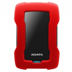 Disco Duro Externo Adata HD330 2.5'', 1TB, USB 3.1, Rojo/Negro, A Prueba de Golpes - para Mac/PC