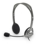 Logitech Audífonos con Micrófono H111, Alámbrico, 1.8 Metros, 3.5mm, Gris