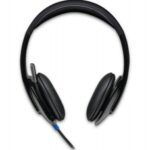 Logitech Audífonos con Micrófono H540, Alámbrico, USB, Negro