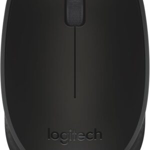 Logitech M170 Mouse Inalámbrico, con tecnología 2,4 GHZ, batería de hasta 12 Meses con modo ahorro, Receptor USB, Cursor y Desplazamiento Preciso, Compatible con Windows, Mac y Chrome - Negro