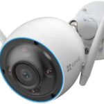 EZVIZ Bala WiFi / 3 Megapixel (2K) / Detección Humana/Detección De Vehiculo/Alertas de Voz Personalizables/Sirena/Luz Parpadeante/Colores en Oscuridad/Micro SD/Uso En Exterior