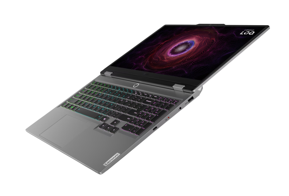 "LAPTOP LENOVO GAMER LOQ RYZEN 7 7435HS 512GB SSD 16GB DDR5 RTX 4070 15.6"" FHD TEC/ING W11H GRIS 15ARP9 83JC009CUS - Imagen 4
