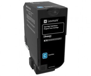 Tóner Lexmark 84C4HC0 Alto Rendimiento Cian, 16.000 Páginas
