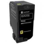 Tóner Lexmark 84C4HY0 Alto Rendimiento Amarillo, 16.000 Páginas