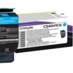 Tóner Lexmark C540H1CG Alto Rendimiento Cian, 2.000 Páginas