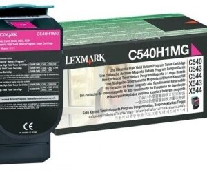Tóner Lexmark C540H1MG Alto Rendimiento Magenta, 2.000 Páginas