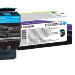 Tóner Lexmark C544X1CG Super Alto Rendimiento Cian, 4.000 Páginas
