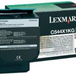 Tóner Lexmark C544X1KG Super Alto Rendimiento Negro, 6.000 Páginas