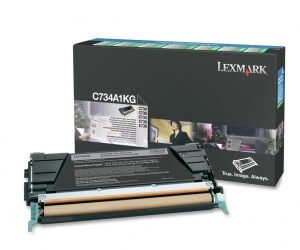 Tóner Lexmark Programa Retorno C734A1KG Negro, 8000 Páginas