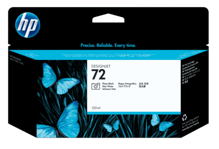 Cartucho de Tinta HP 72 Negro Fotográfico DesignJet Original C9370A