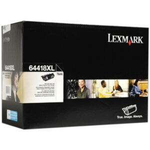 Tóner Lexmark 64418XL Negro, 32.000 Páginas