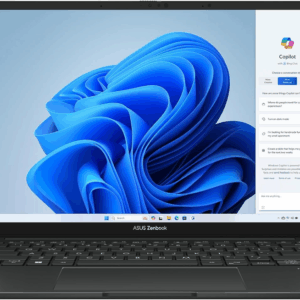 LAPTOP ASUS ZENBOOK CORE ULTRA 5 125H 512GB SSD 8GB DDR5 14" OLED TOUCH SCREEN TEC/ING W11H GRIS Q415MA-U5512 90NB11R7-M00H00 1AÑO DE GARANTIA