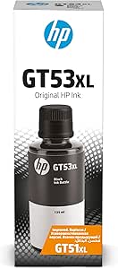 Botella de tinta original HP GT53XL de 135 ml, negro (1VV21AL)