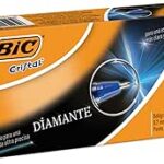 BOLÍGRAFO BIC, CRISTAL PRECISIÓN Y SUAVIDAD, PUNTO ULTRA FINO, 0.7MM, COLOR AZUL, C/12 PZAS.