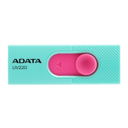 Memoria USB Adata 32 GB UV220 2.0 Color Turquesa-Rosa