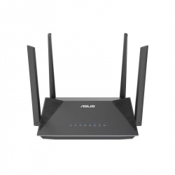 ROUTER ASUS, AX1800, INALÁMBRICO AIMESH GIGABIT DUAL BAND, 2.4/5GHZ, ETHERNET, 4XRJ-45, 1201, MBITS, 4 ANTENAS EXTERNAS.