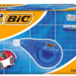 CINTA CORRECTORA BIC, 12Mx4.2MM, CAJA C/6 PZS.