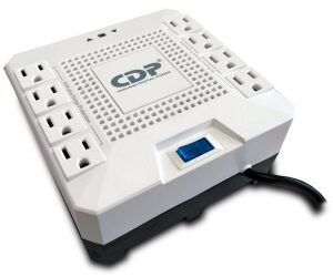 REGULADIOR DE VOLTAJE CDP 1800VA/1000W 8 CONTACTOS.