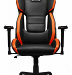 SILLA COUGAR HOTROD NEGRO/NARANJA SOPORTA HASTA 136KG 3MARXORB.0001 1AÑO DE GARANTIA