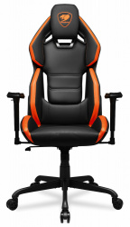 SILLA COUGAR HOTROD NEGRO/NARANJA SOPORTA HASTA 136KG 3MARXORB.0001 1AÑO DE GARANTIA