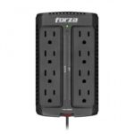 REGULADOR AUTOMATICO DE VOLTAJE FORZA FVR-901M 900VA/450W 8 SALIDAS MONTAJE PARED 120V.