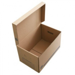Caja de Archivo Geo Carton Tamaño Oficio Larga 60x35x25cm Paquete C/20 Piezas