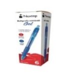 BOLÍGRAFO NEXTEP, GEL RETRACTIL, MEDIANO, 0.7MM, COLOR AZUL, C/6PZAS.