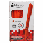 MARCADOR NEXTEP, RESALTADOR TIPO PLUMA, PUNTA CINCEL, COLOR NARANJA, C/12 PZAS.