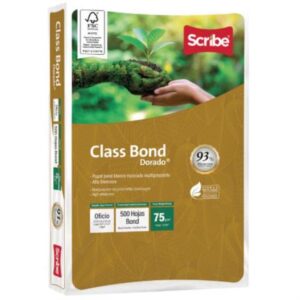PAPEL CORADO SCRIBE CLASS BOND DORADO CAJA C/5000 HOJAS