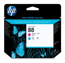 Cabezal HP 88 Magenta/Cian C9382A