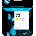 Cartucho De Tinta Hp 72 Amarillo Original C9400a