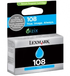 Cartucho Lexmark #108 Cian, 200 Páginas 14N0337