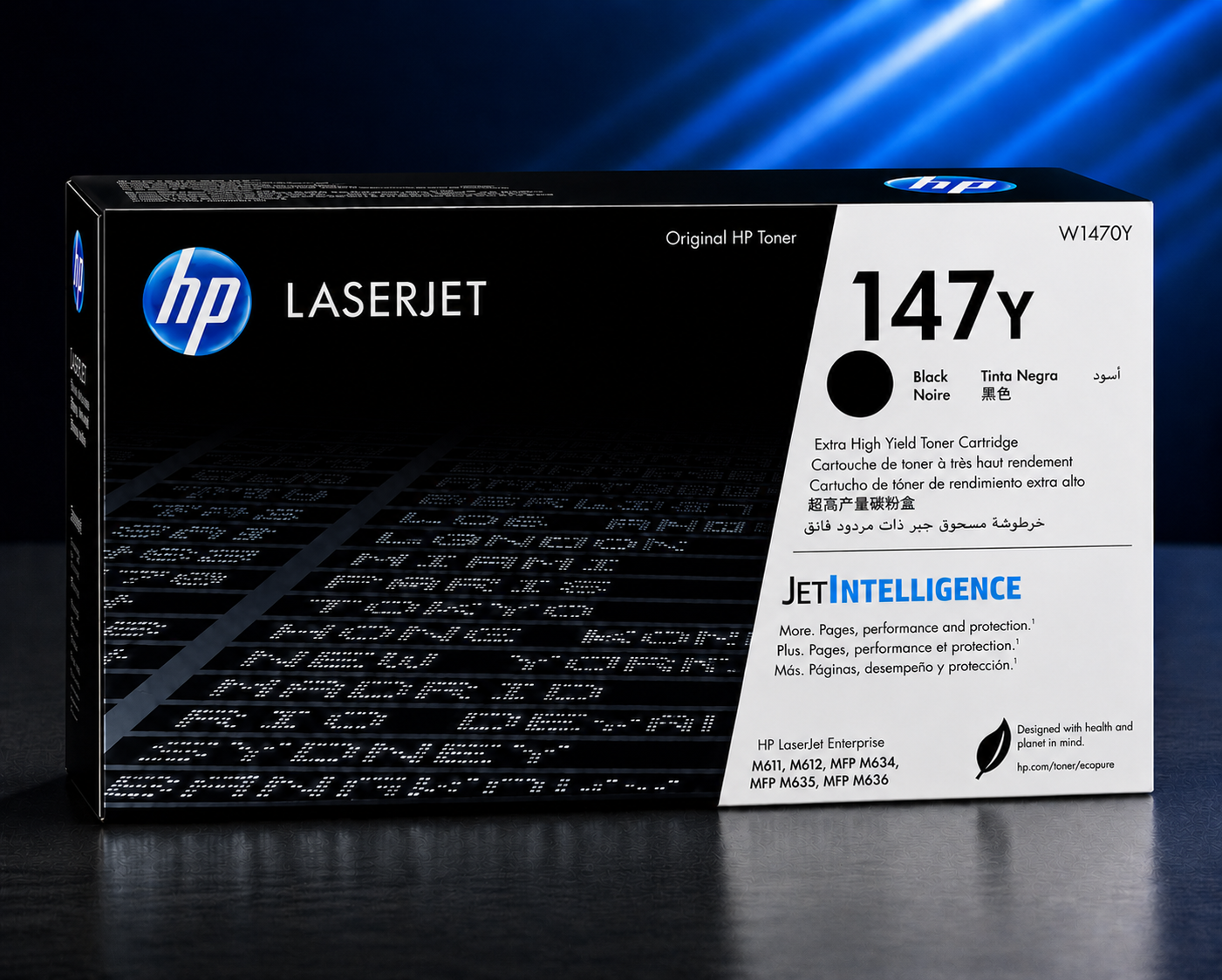Tóner HP 147Y Super Alto Rendimiento Negro, 42.000 Páginas W1470Y
