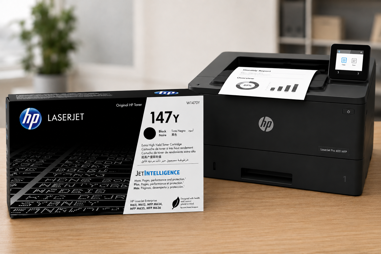 Tóner HP 147Y Super Alto Rendimiento Negro, 42.000 Páginas W1470Y - Imagen 2