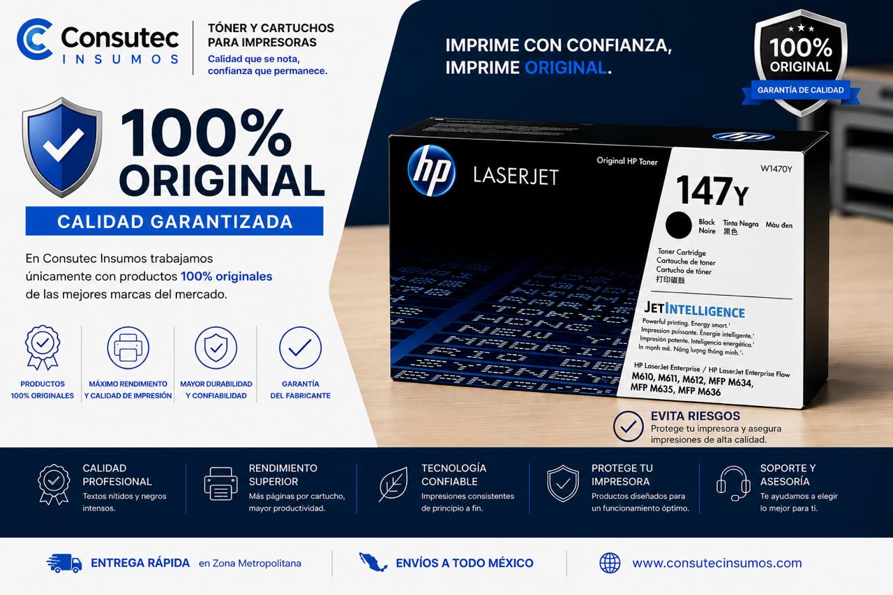 Tóner HP 147Y Super Alto Rendimiento Negro, 42.000 Páginas W1470Y - Imagen 3