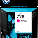 Cartucho De Tinta Designjet Hp 728 40Ml Magenta F9J62A F9J62A
