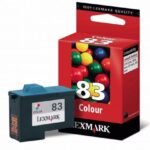 Cartucho de Tinta Original Lexmark 83 (18L0042) Tricolor Original para 450 páginas.