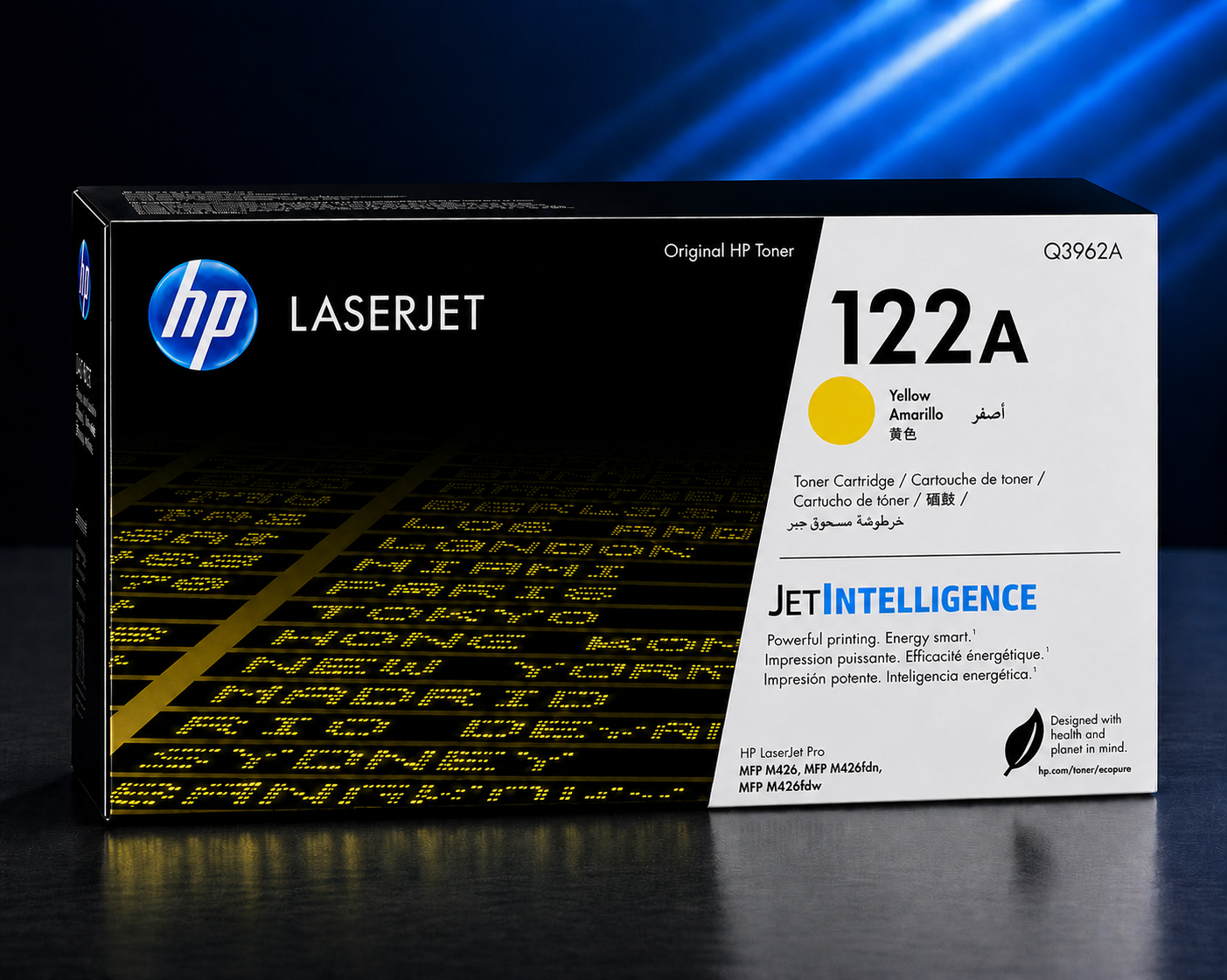Tóner HP 122A Amarillo, 4.000 Páginas