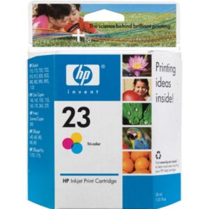 Cartucho HP 23, C1823D, Tricolor, 620 Paginas