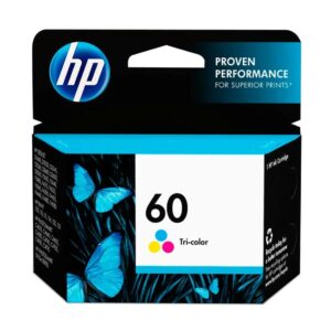 Cartucho HP 60, CC643WL, Tricolor, 165 Páginas