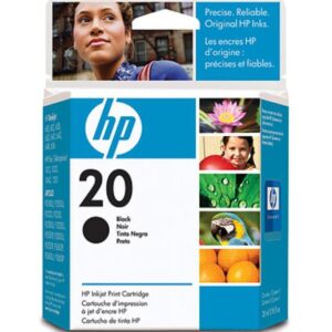 Cartucho HP 20, C6614D, Color Negro, 455 Páginas