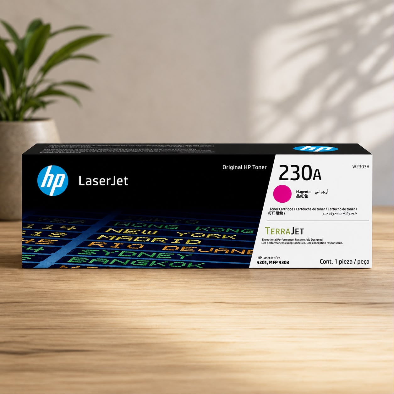 Cartucho de tóner HP 230A LaserJet Magenta W2303A Original