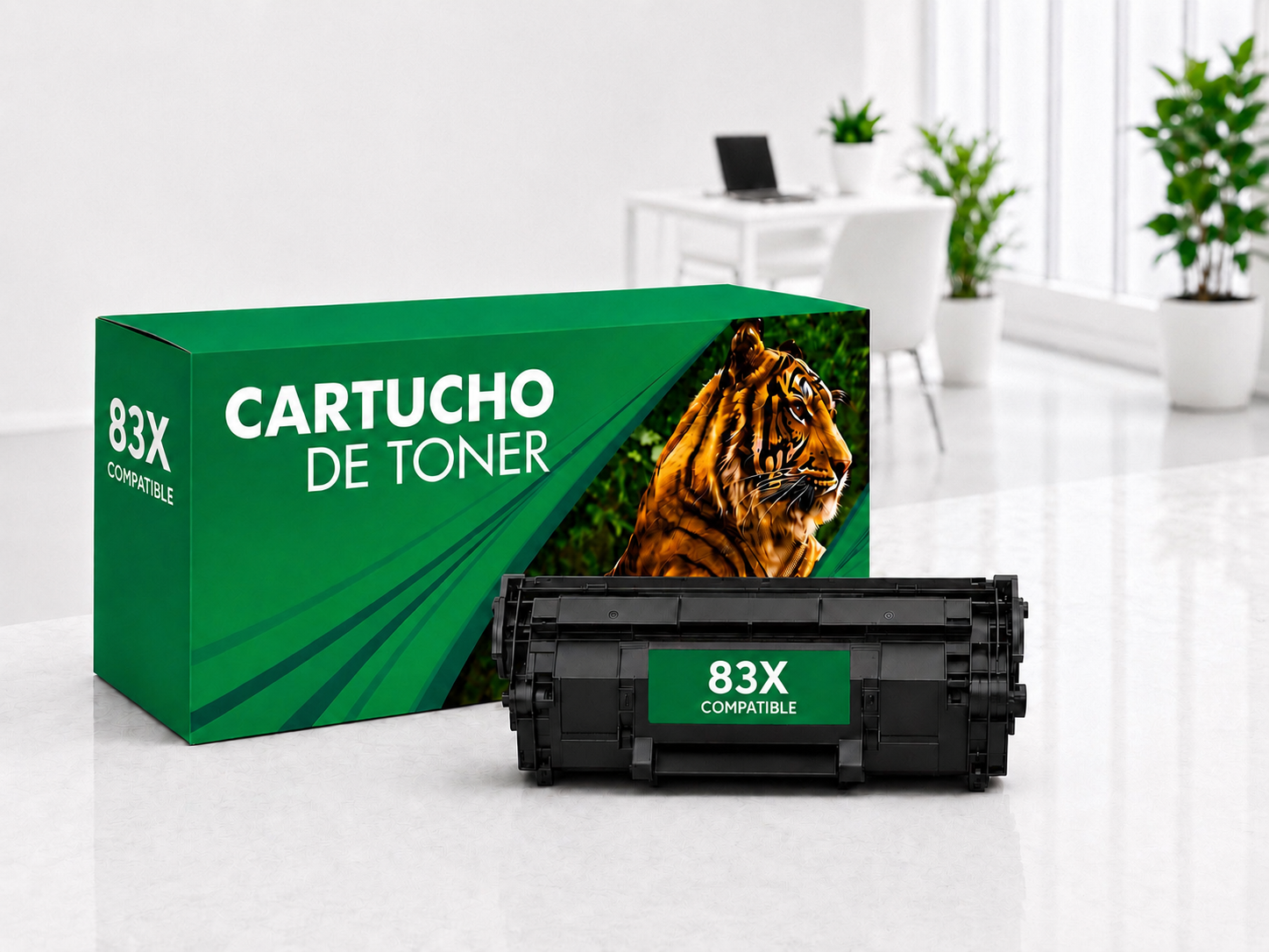 Cartucho de tóner 83x Compatible Negro